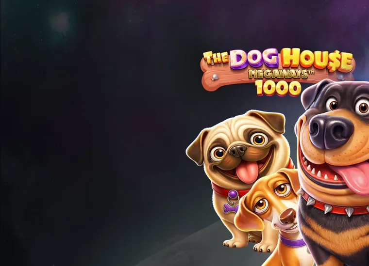 The Dog House Megaways 1000 banner from the SpinAway lobby