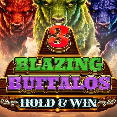 3 Blazing Buffalos: Hold and Win